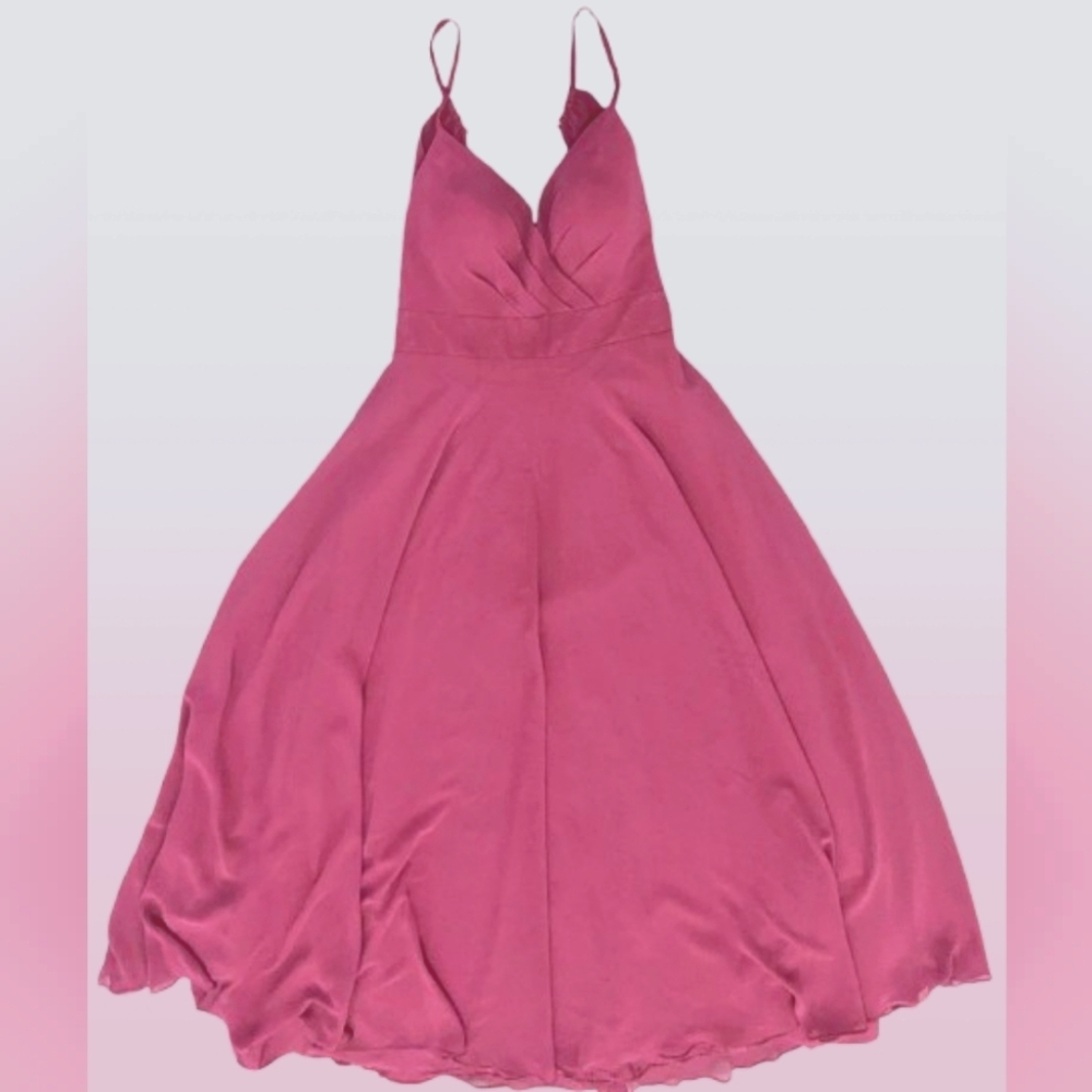 Azazie Elegant Fuchsia Pink Formal Wedding Bridesmaid Dress A8